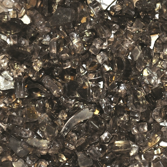 thumbnail image 2 of Luau Bronze Reflective Fire Glass – 1/4" Size – For LP Or NG Fire Pits – Made In USA 2 of 6