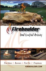 Fireboulder firepits fireplaces fire burners fire glass