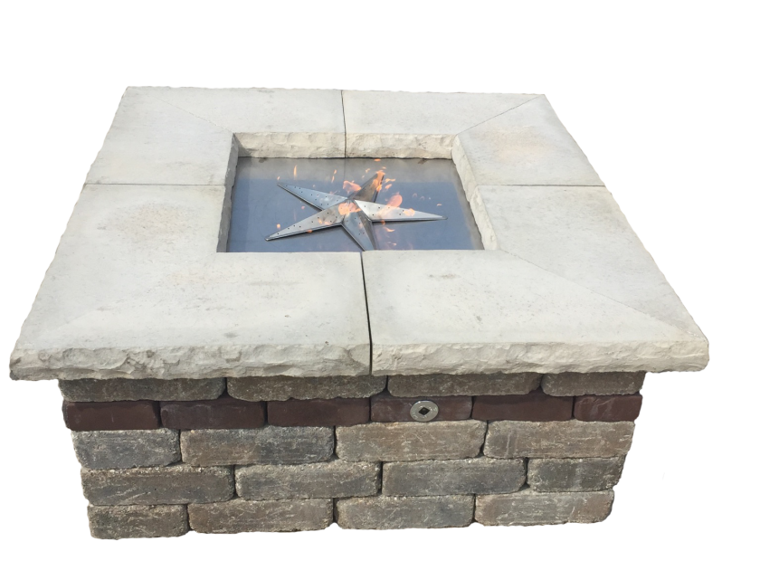 Block Fire Pit Kits Natural Stone, Fire Pits