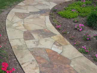 tennessee-quarry-brown-sandstone-flagstone-steppers-natural-stone-patio-walkway
