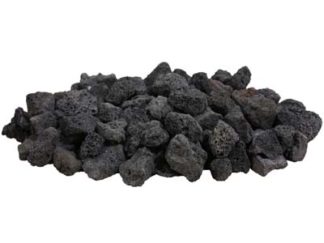 12 lb 1” by R&D Rock and Stone Free Shipping!! Bag of Small Black Lava Rock 