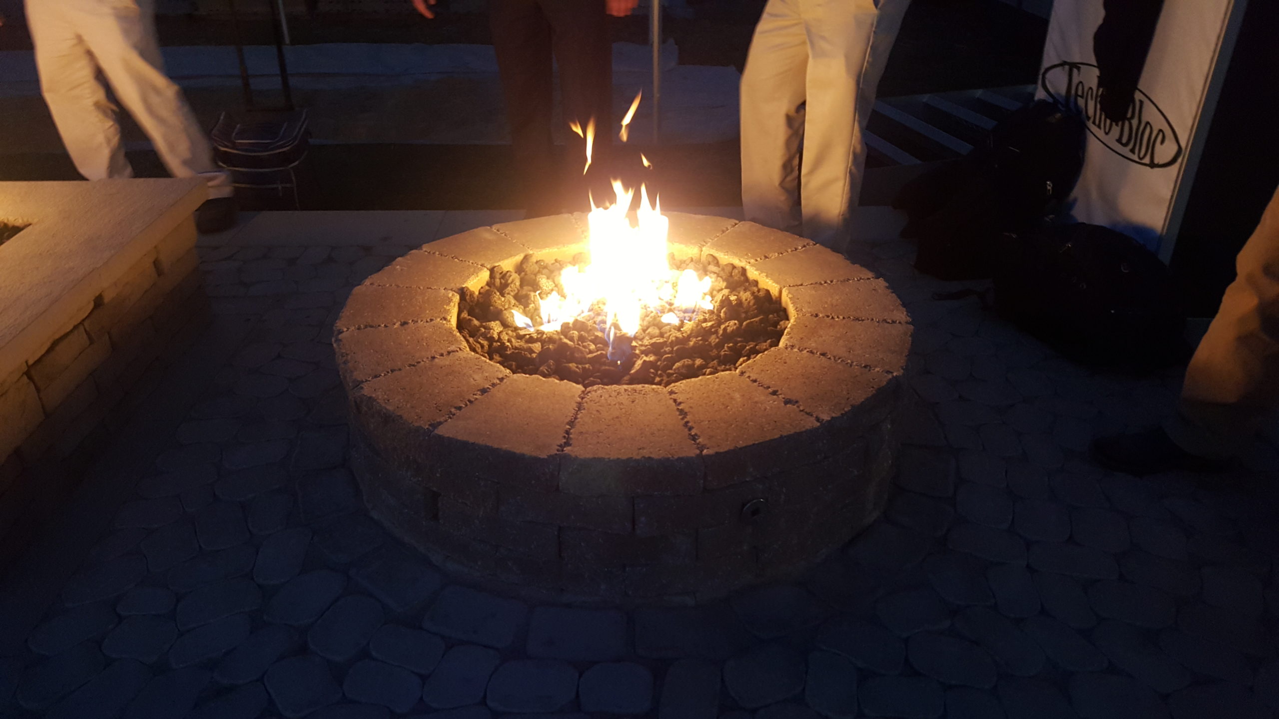 Gas Conversion Kit – Techo-Bloc Valencia Round Fire Pit – Fireboulder.com |  Natural Stone, Fire Pits, Fireplaces and more
